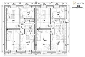 Rodinný dom - Novostavba (HRUBÁ STAVBA) v Dvojdome, pasívny, 5 izbový (114m2),  POSCHODOVÝ, slnečný, Chrastné 81